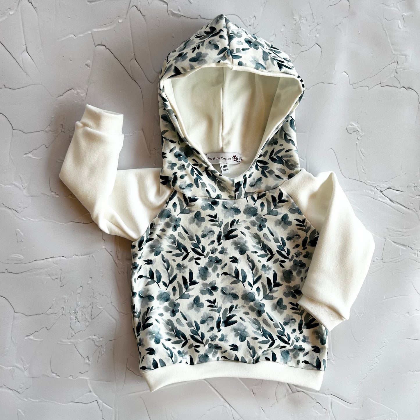 Blue Flowers Sweatshirt