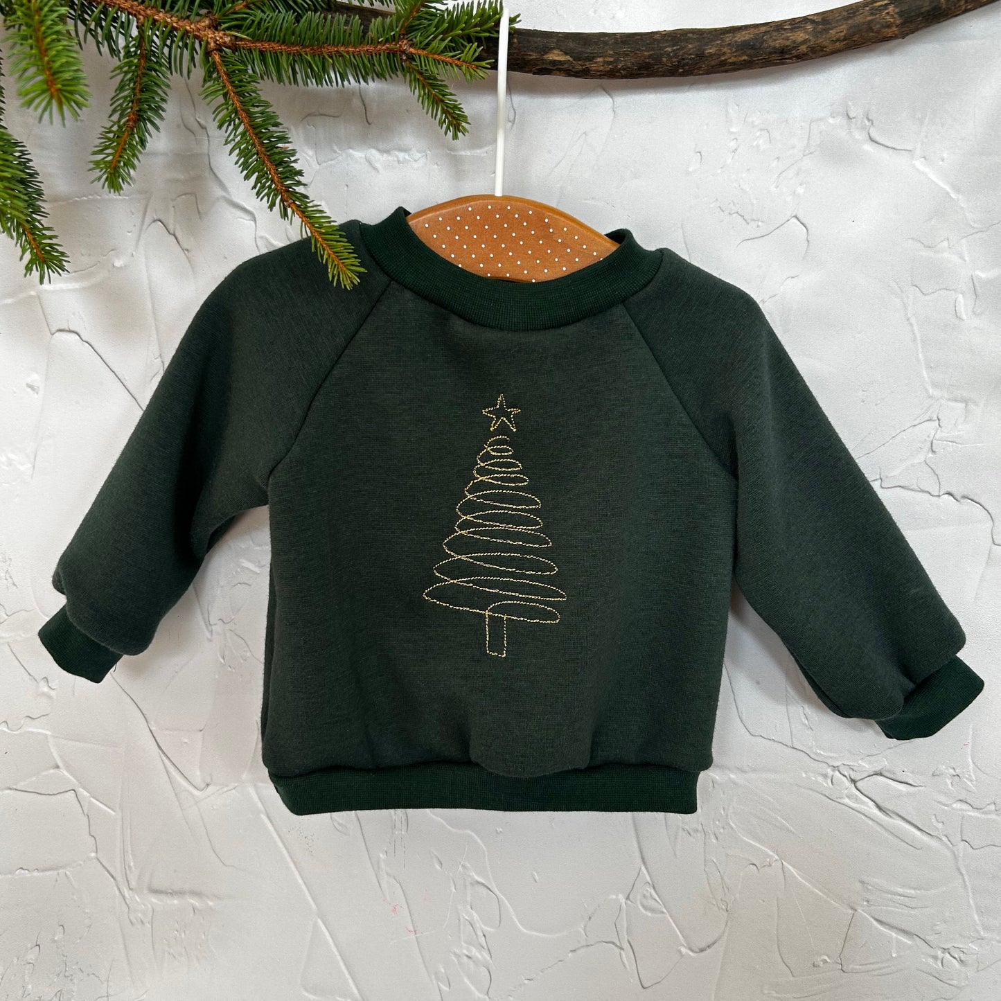 Sweat vert Sapin