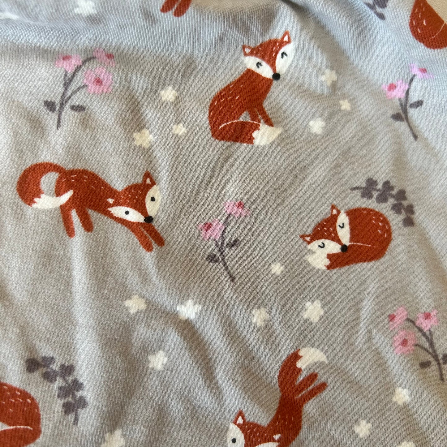 Sarouel Renards fond gris