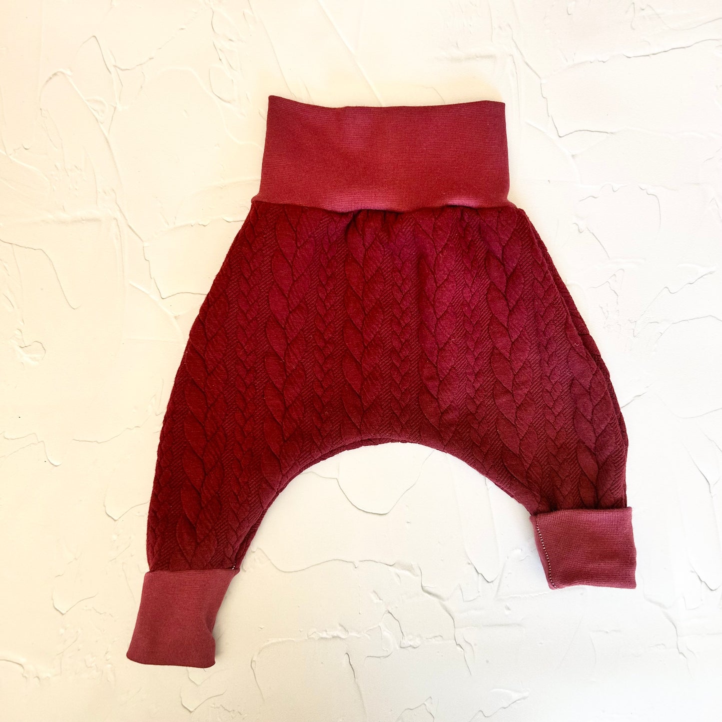 Burgundy Braided Sarouel