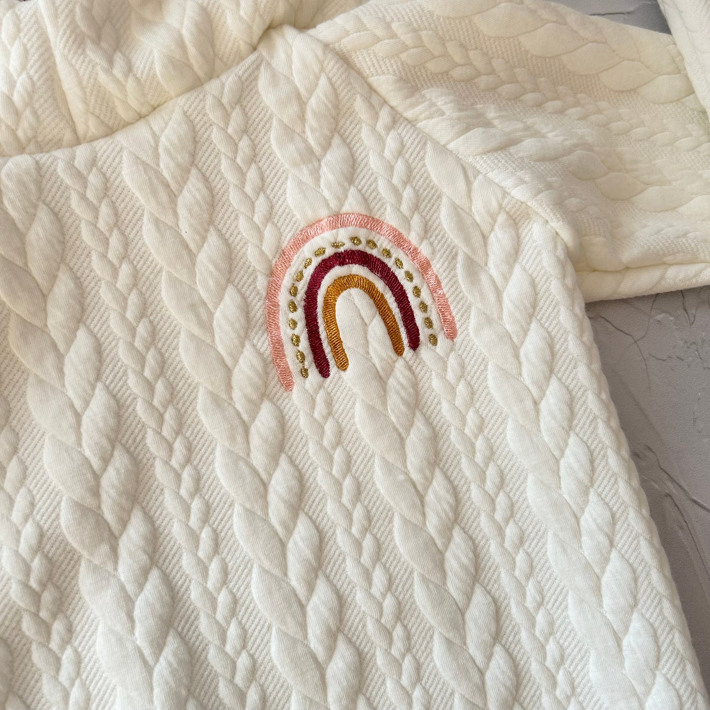 Sweat Tressé Vanille