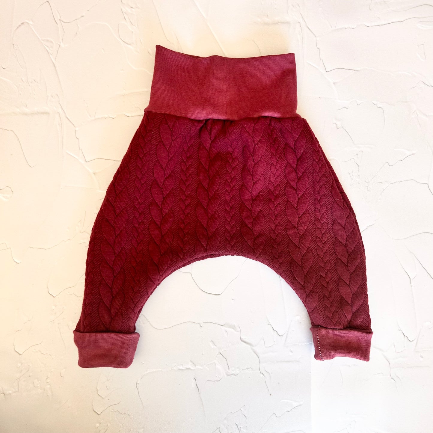 Burgundy Braided Sarouel