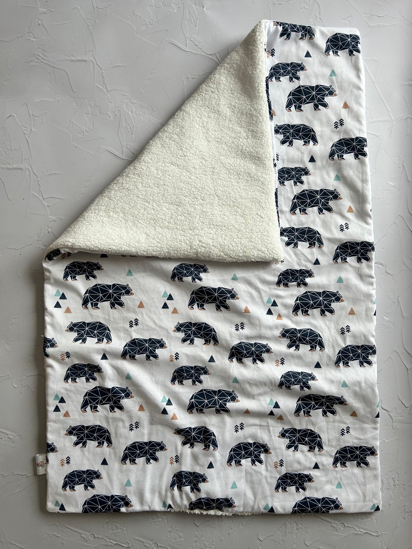 Couverture Ours géométrique