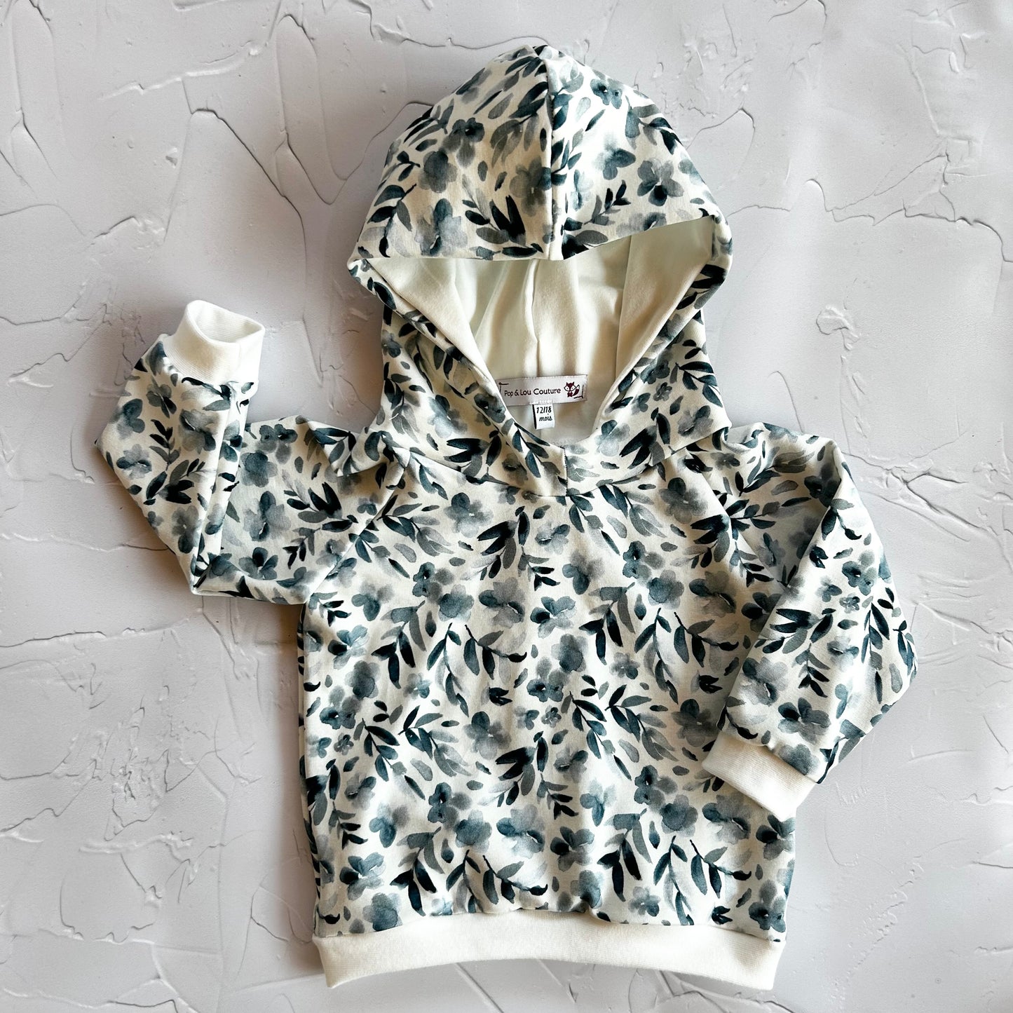 Blue Flowers Sweatshirt