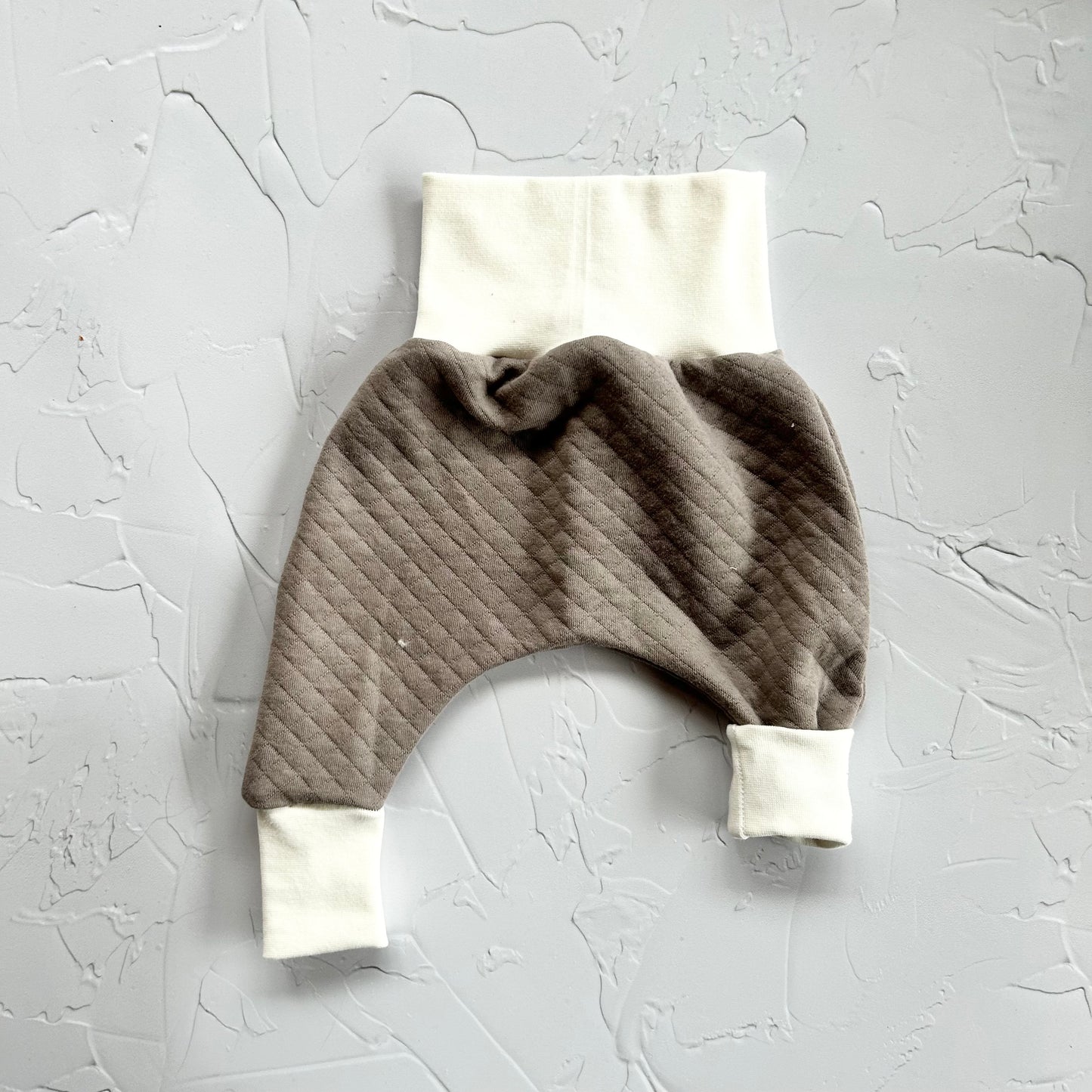 Brown Quilted Sarouel