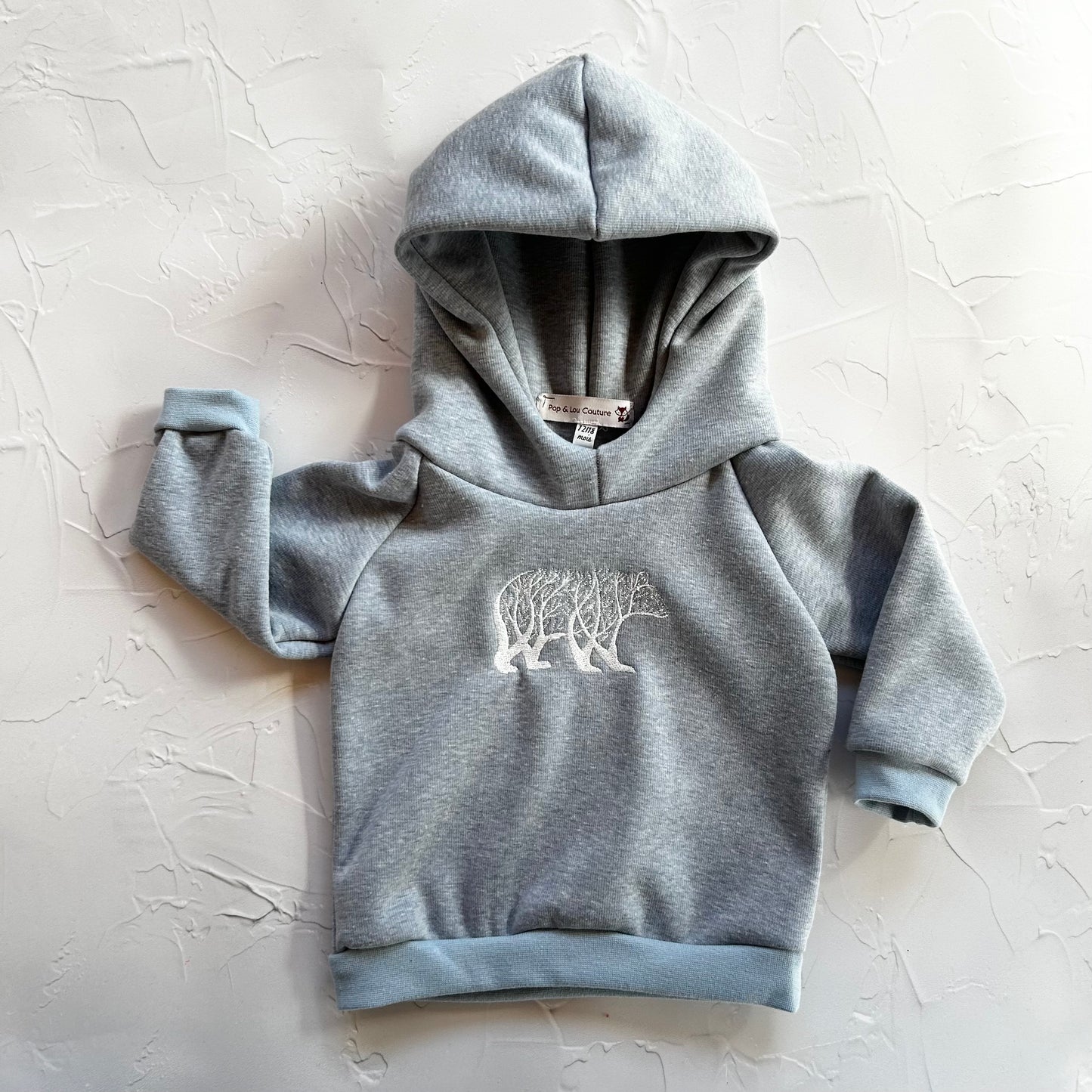 Light Blue Bear Sweatshirt