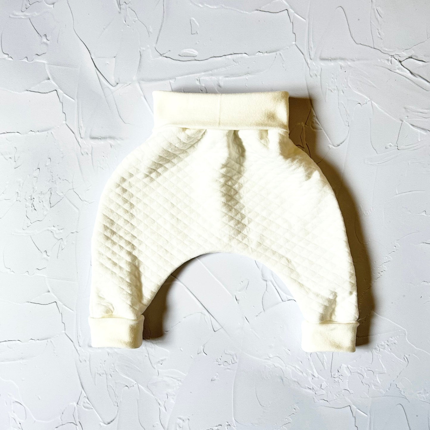 Ecru Quilted Sarouel