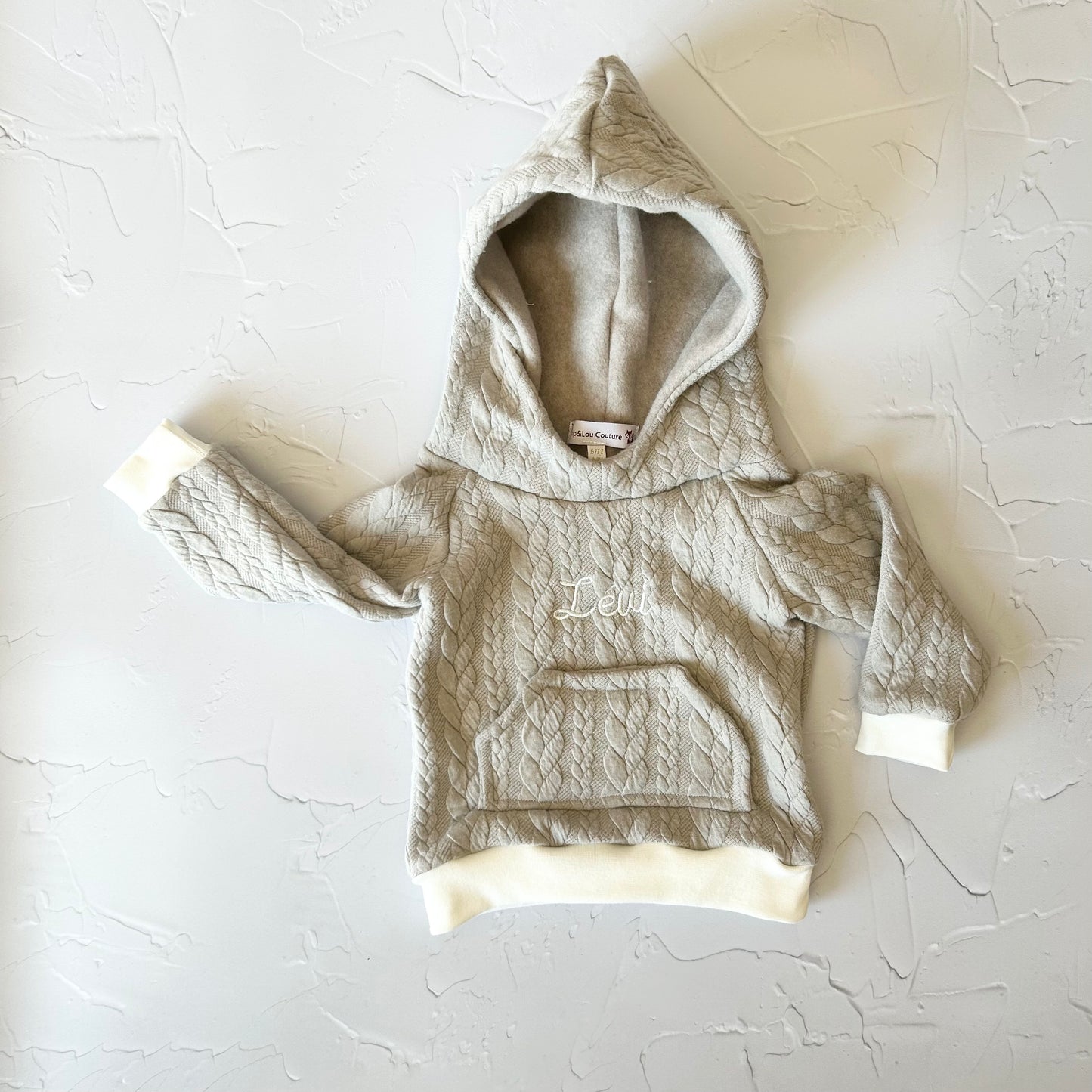 Sweat Tressé Beige
