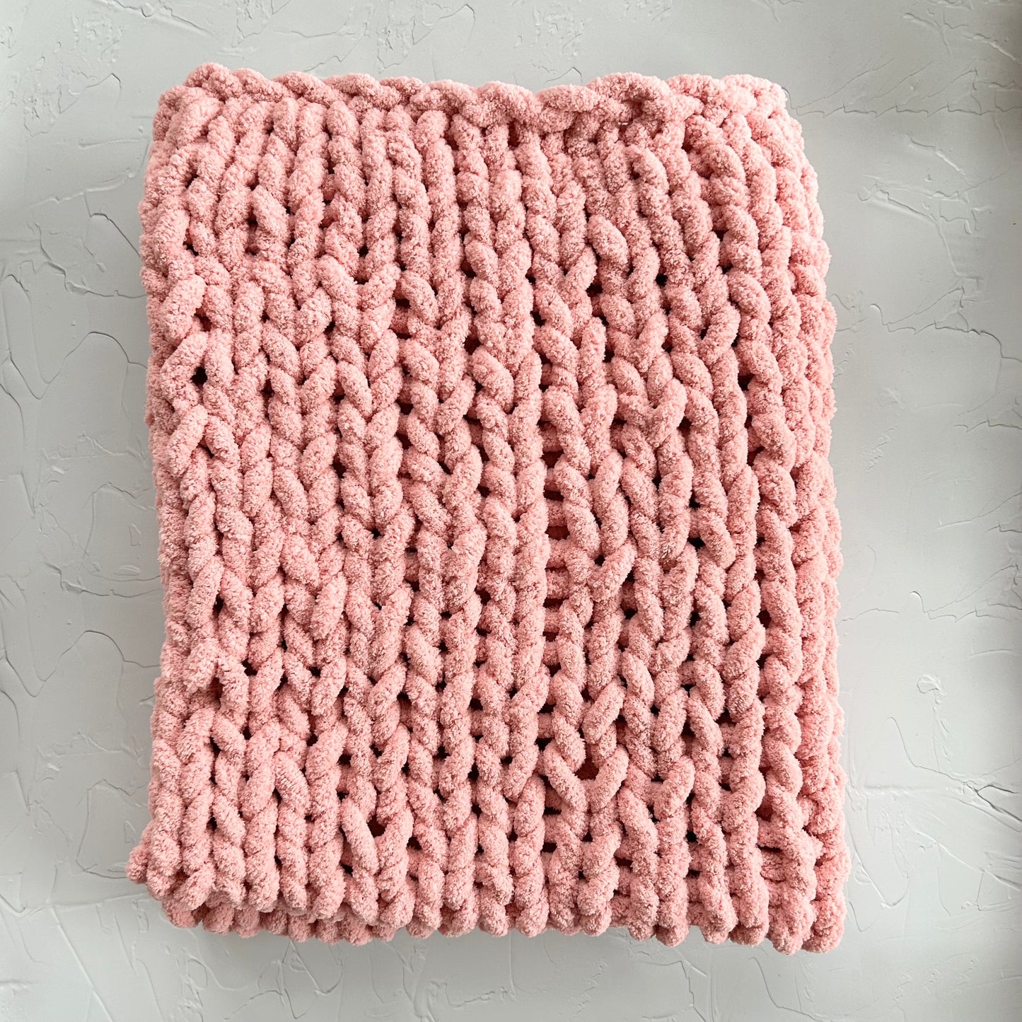 Pink Knitted Blanket