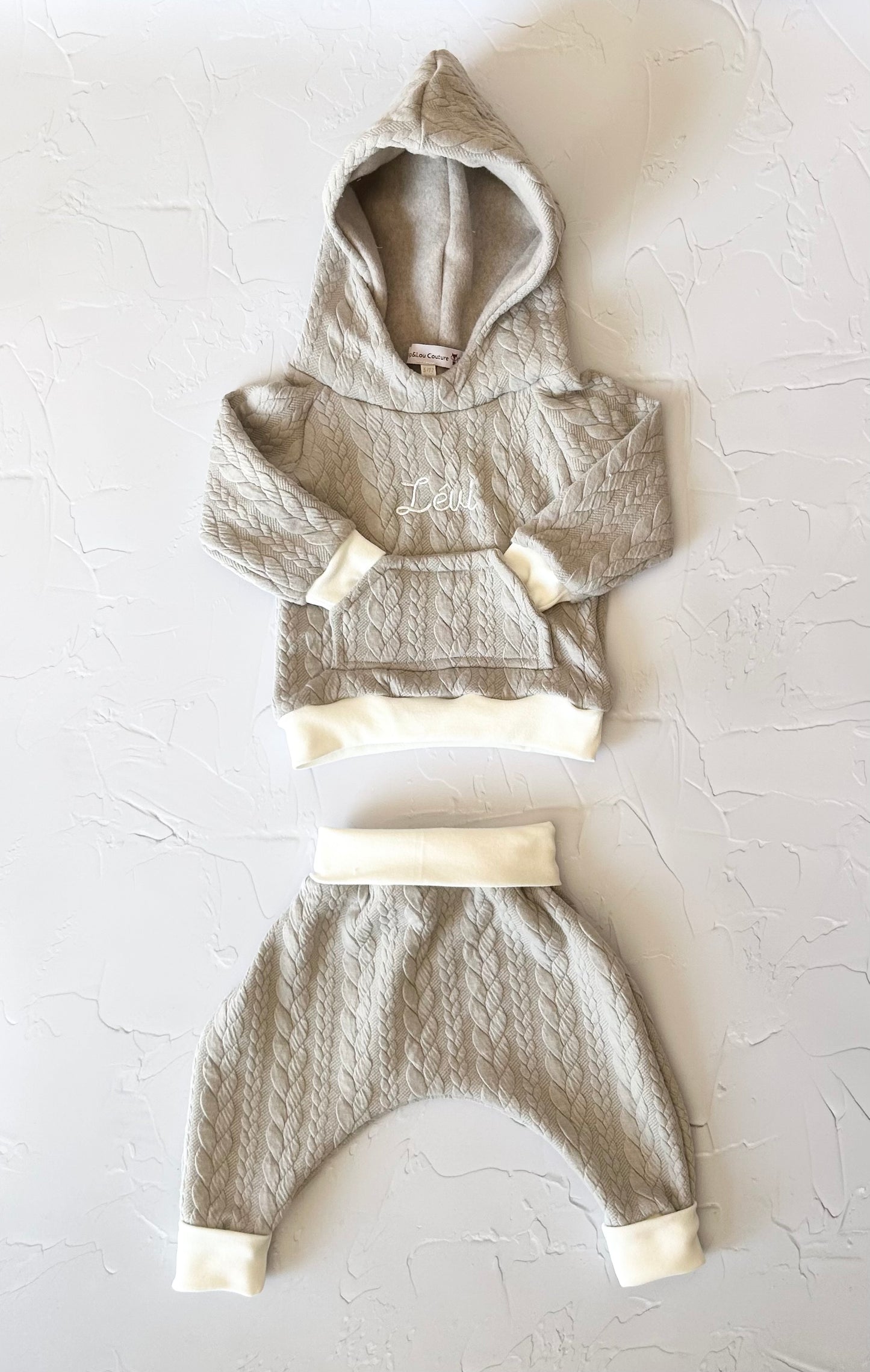 Sweat Tressé Beige