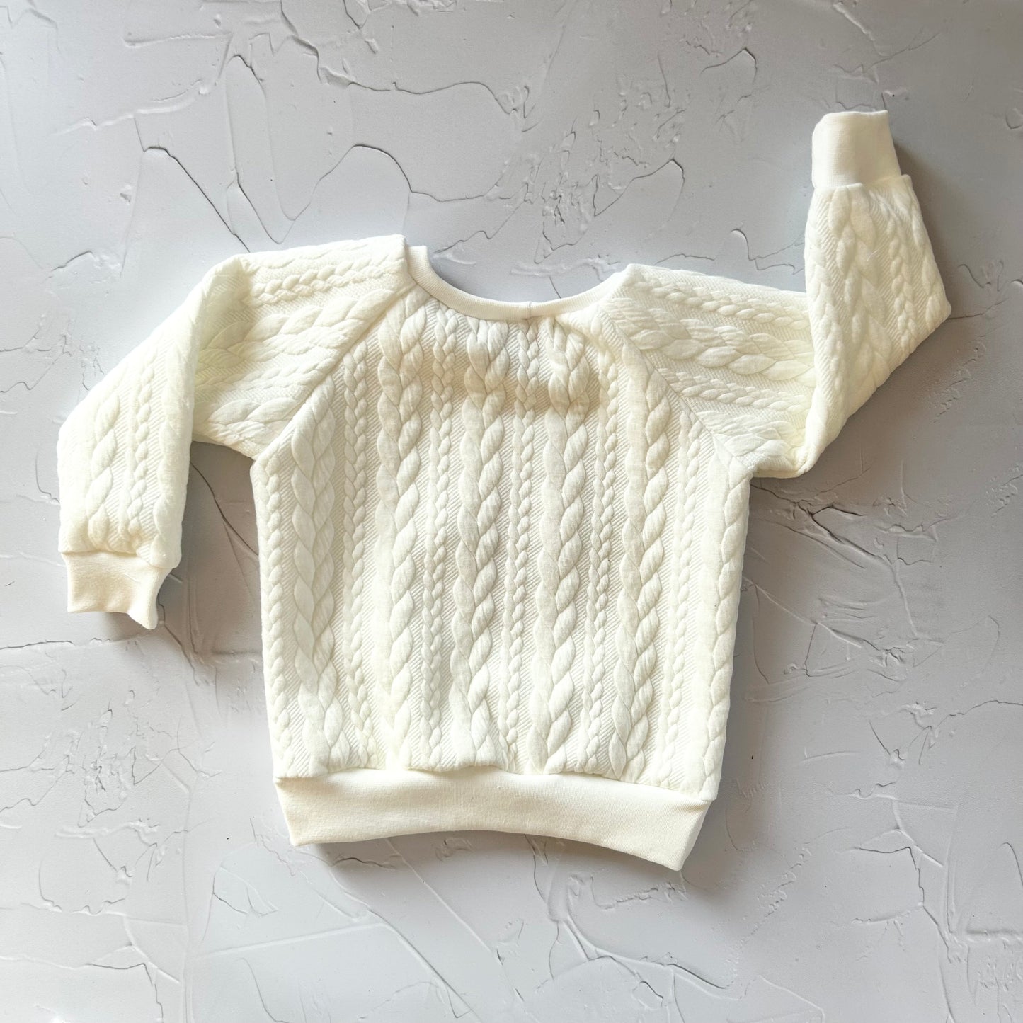 Sweat Tressé Vanille