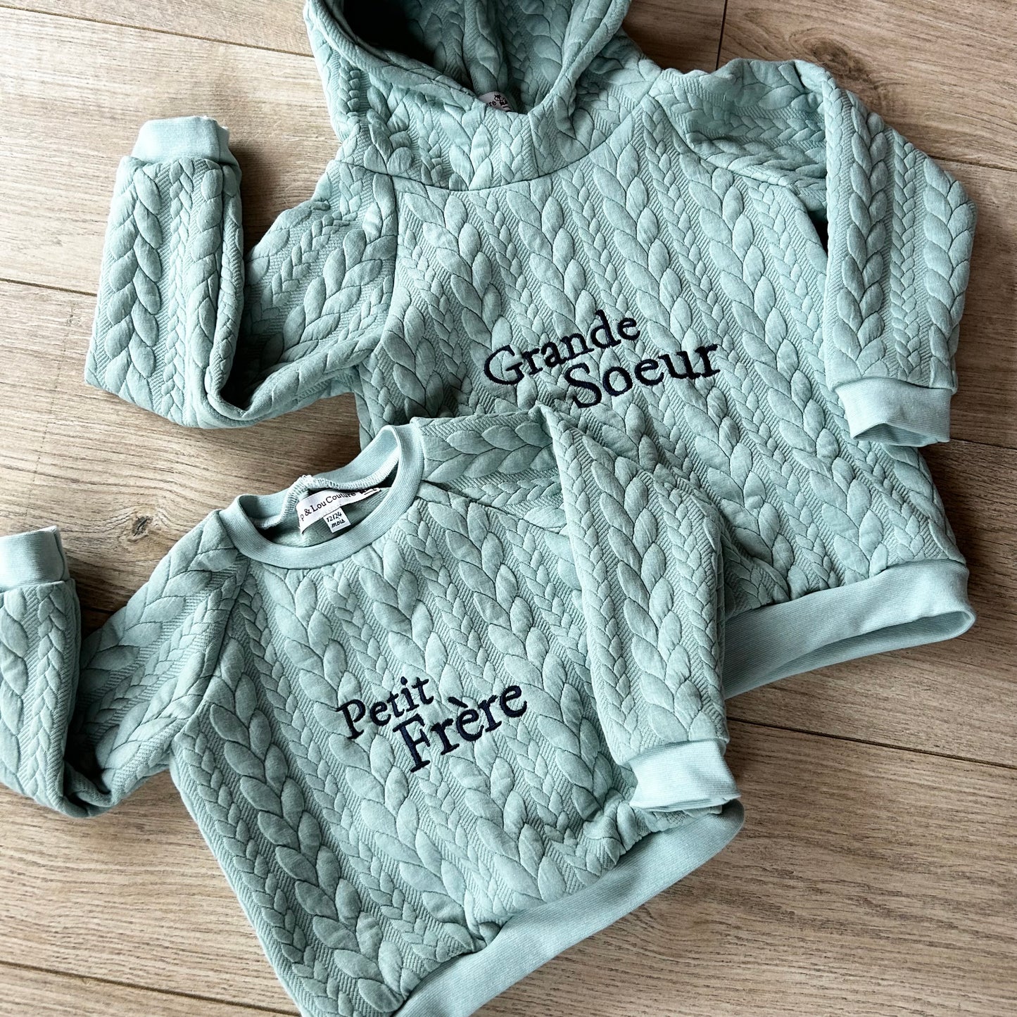 Sweat Tressé Menthe