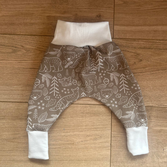 Sarouel Animaux Marron