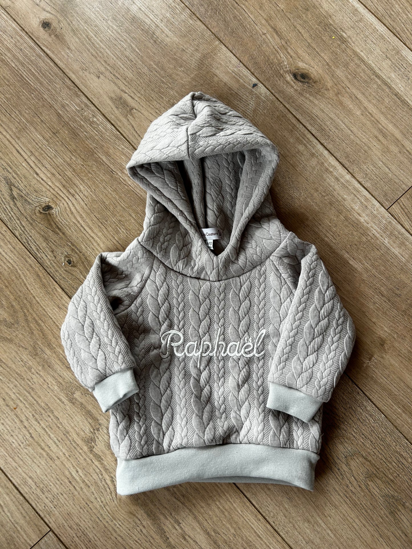 Sweat Tressé Beige