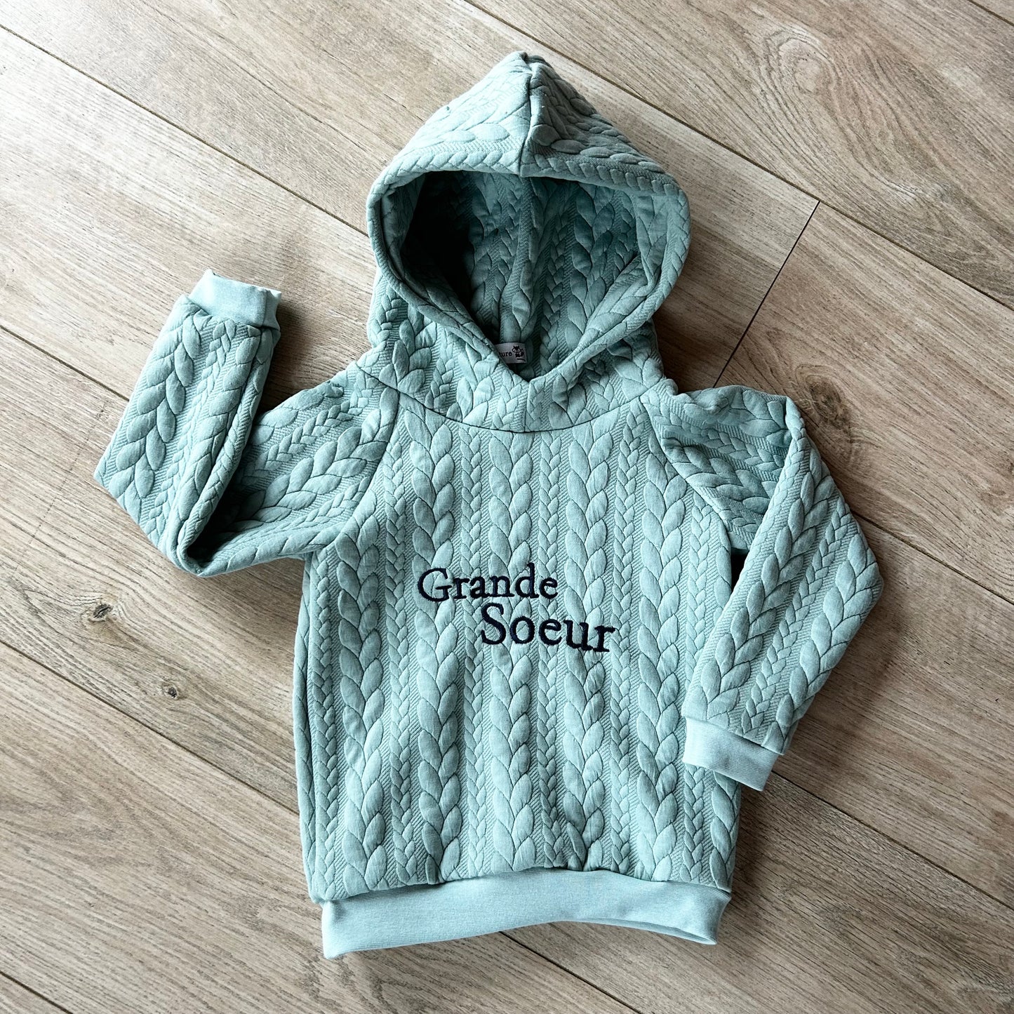 Sweat Tressé Menthe