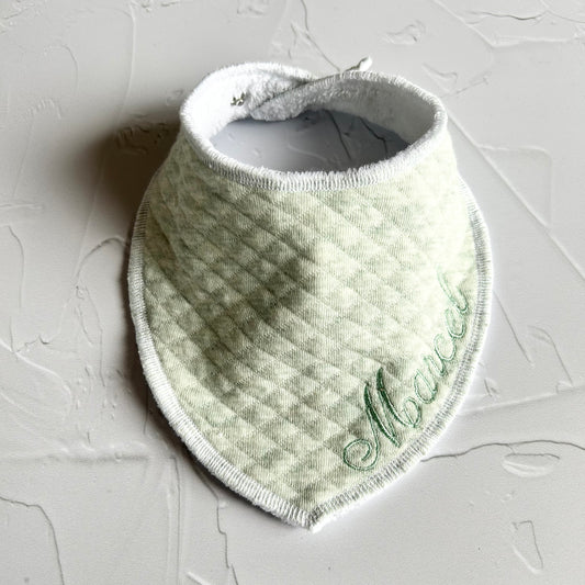 Green Quilted Bib