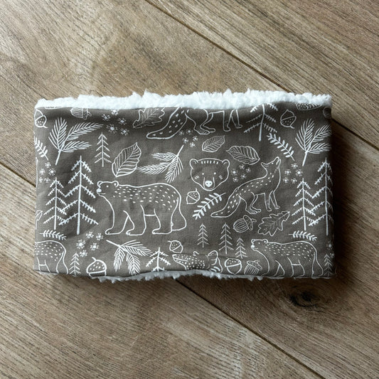 Snood Animaux Marron