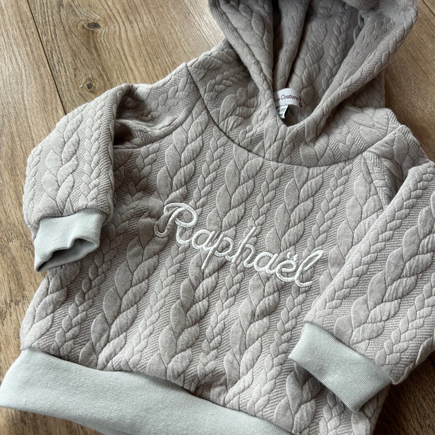Sweat Tressé Beige