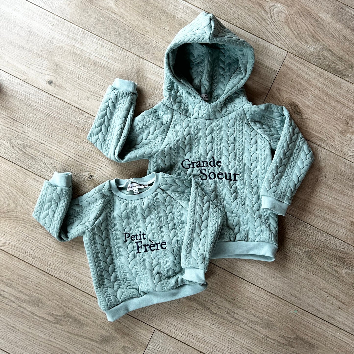 Sweat Tressé Menthe