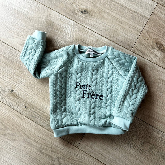 Sweat Tressé Menthe